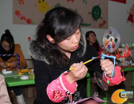 懷化洪江區(qū)幸福幼兒園手工制作大賽精彩紛呈，創(chuàng)意無限